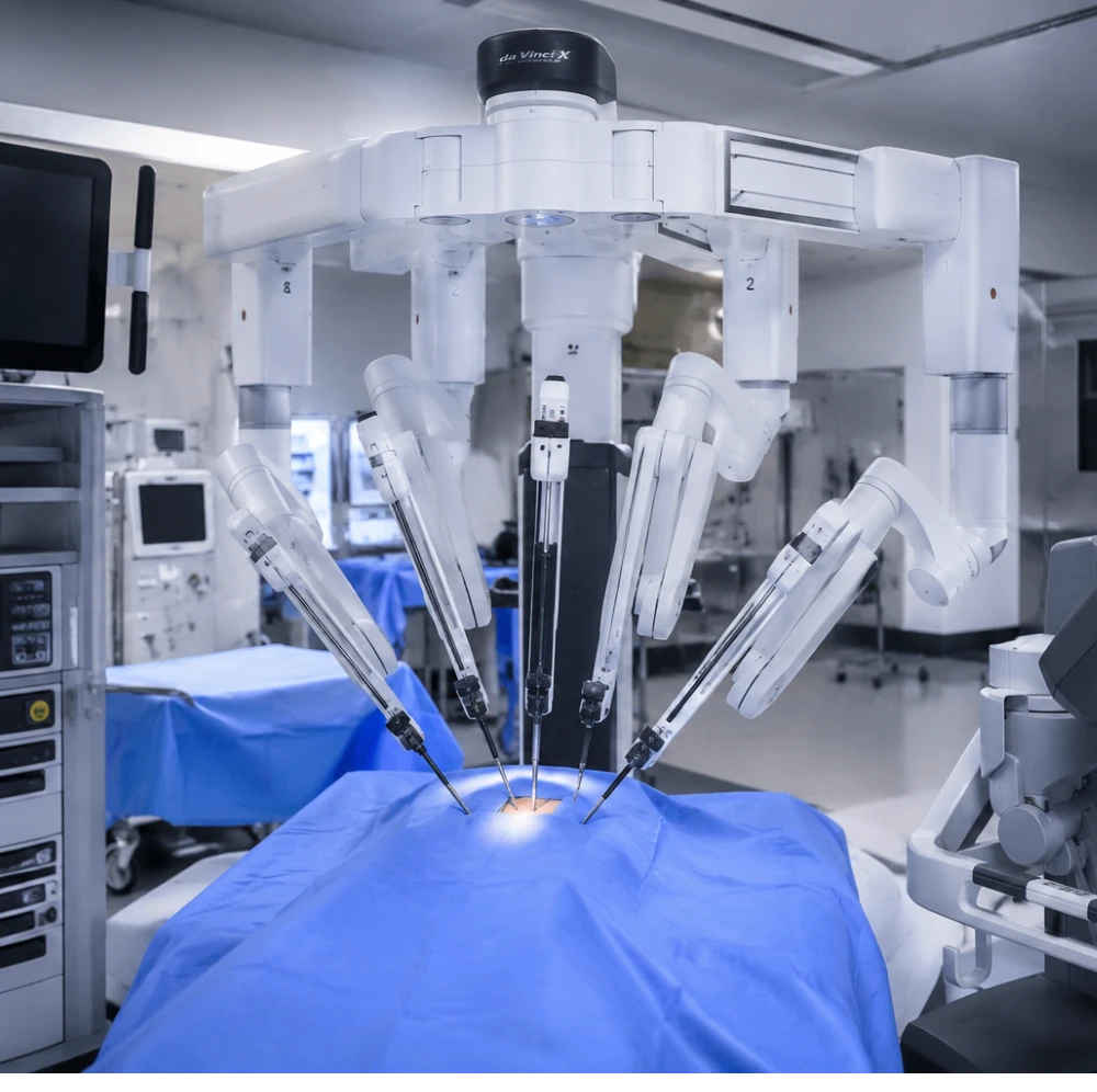 clinica-urologia-gijon-robot quirúrgico da vinci